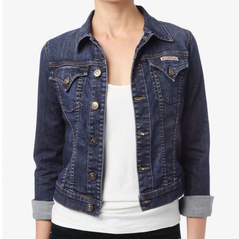 EUC- Hudson 'Signature' Classic Stretch Denim Jacket